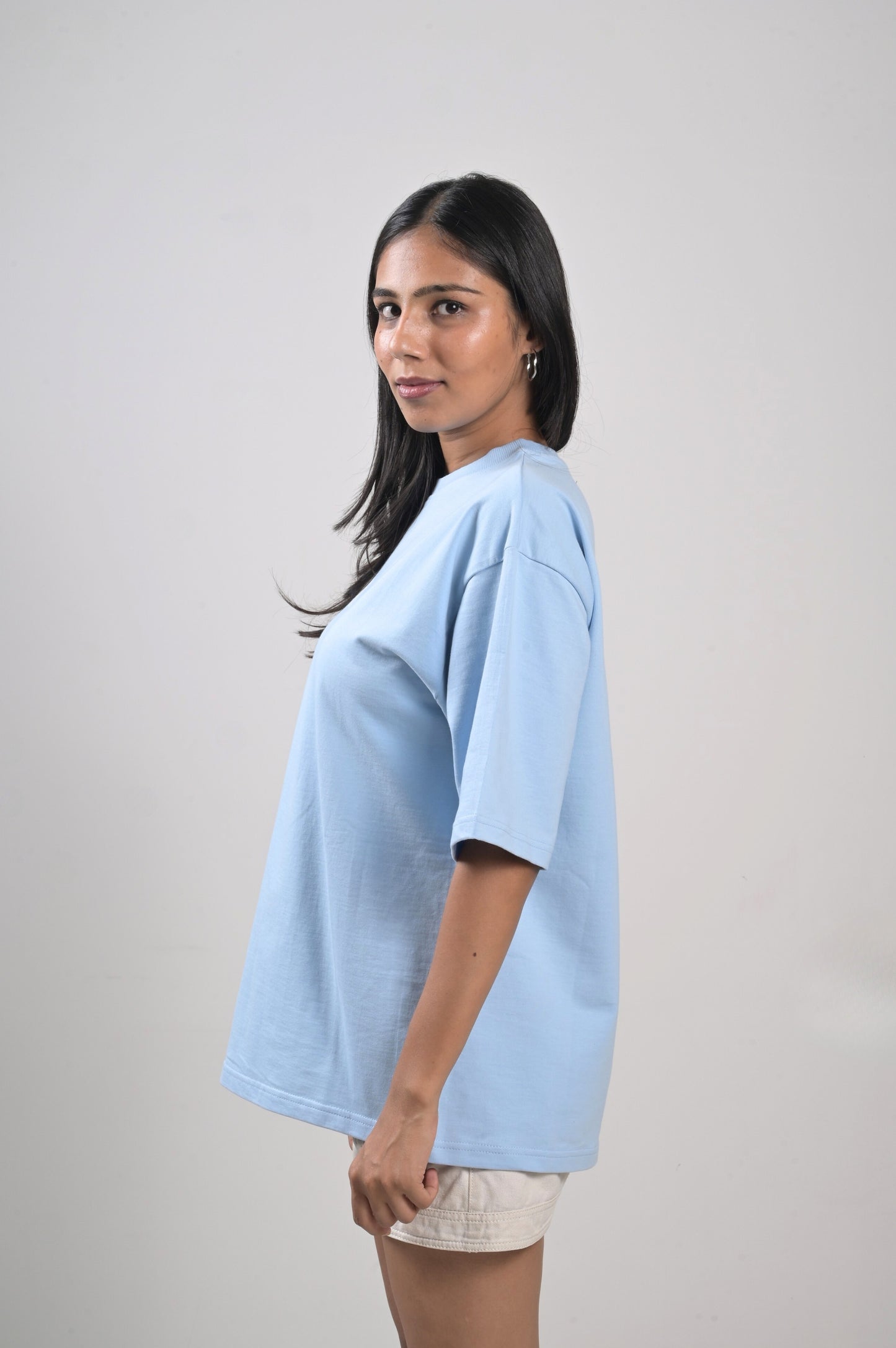 Baller Sky Blue Oversized Tee