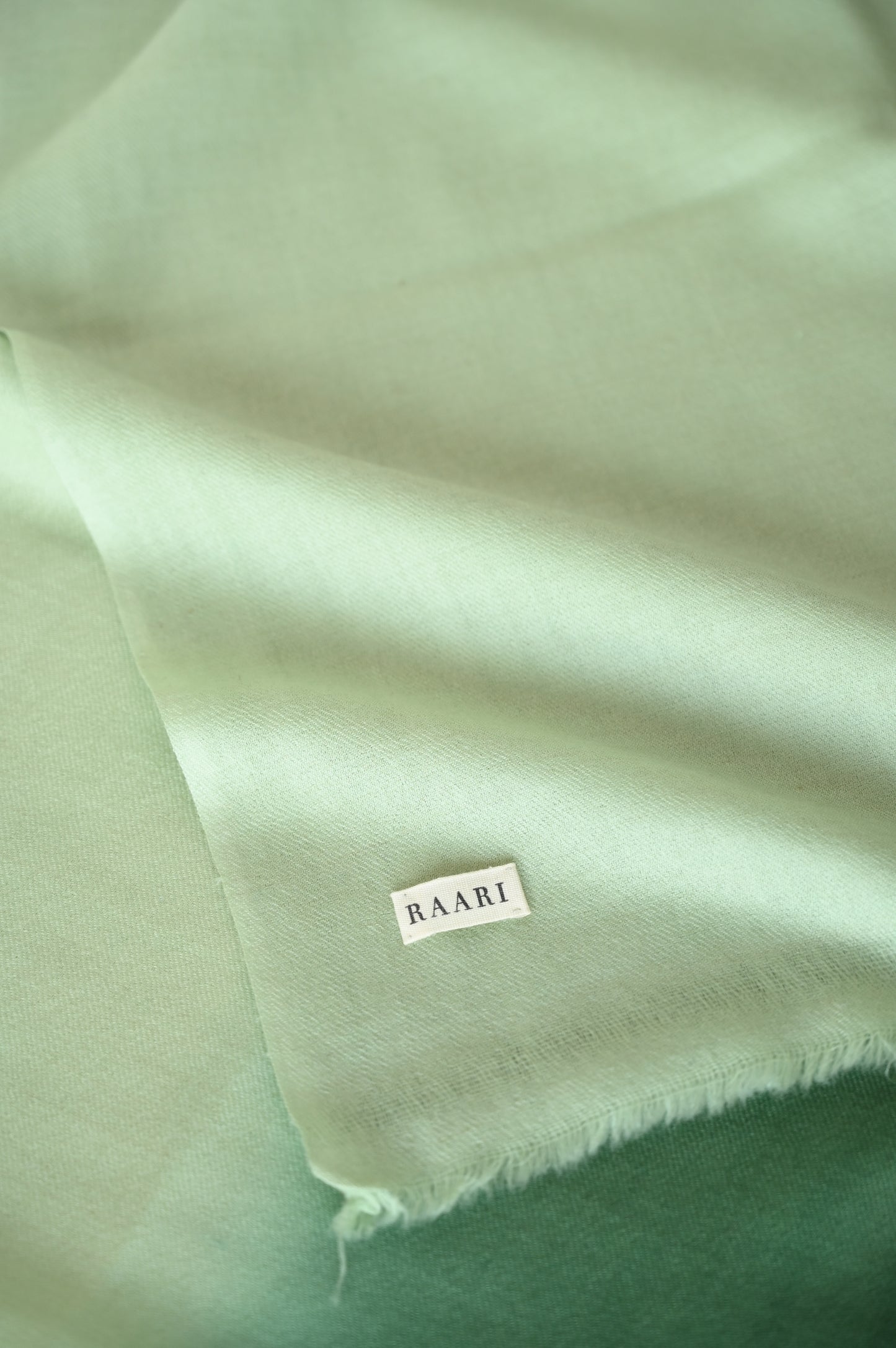 Green Ombre Wool Silk Stole