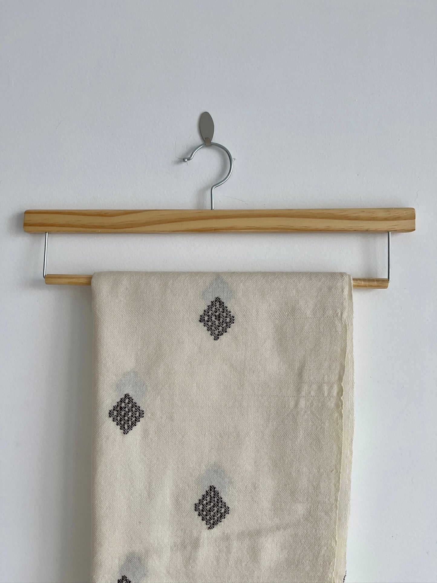 Lambswool Embroidered Shawl