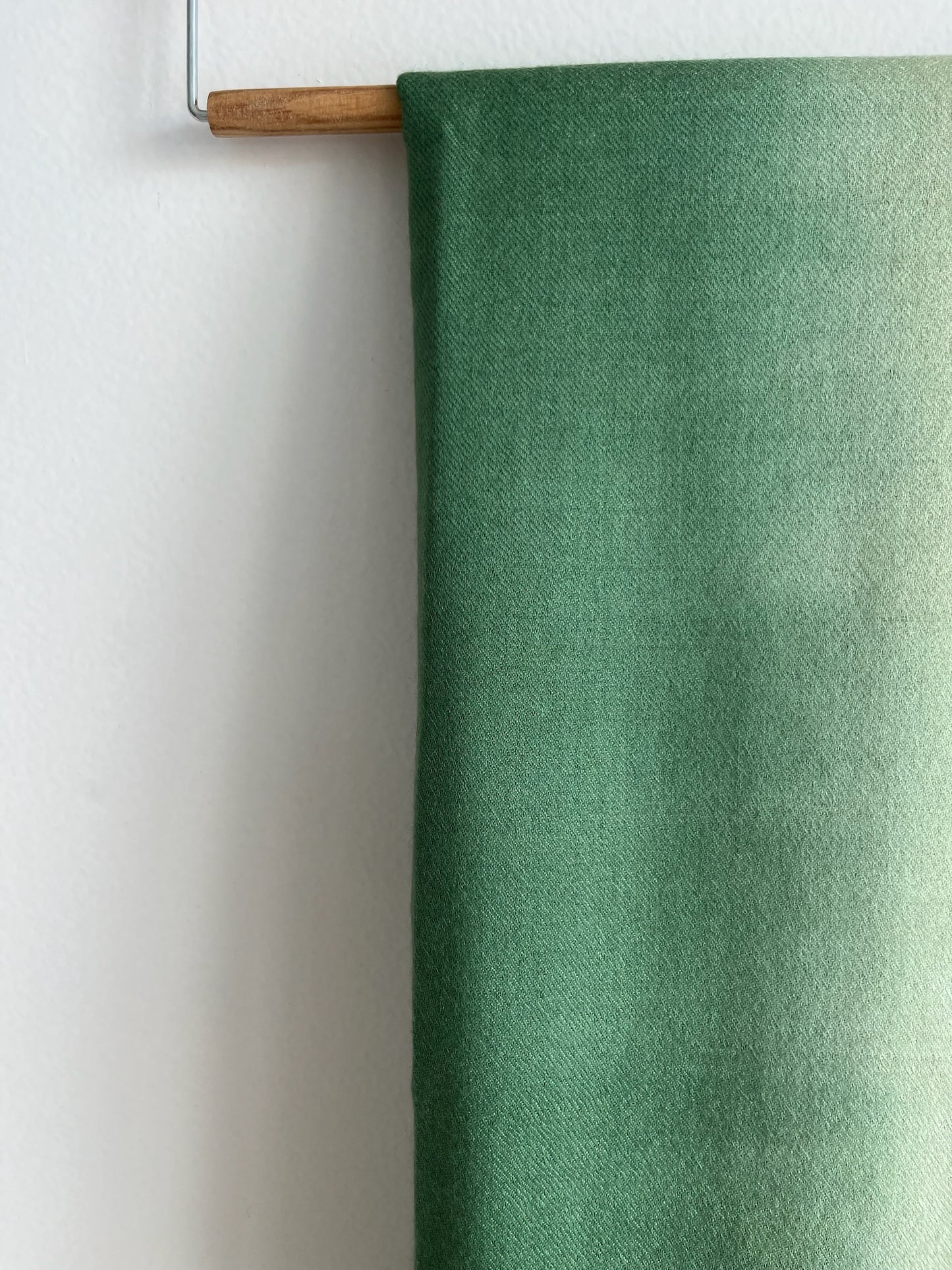 Green Ombre Wool Silk Stole