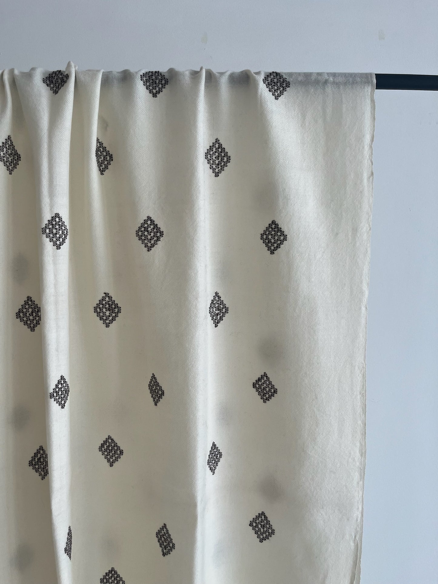 Lambswool Embroidered Shawl