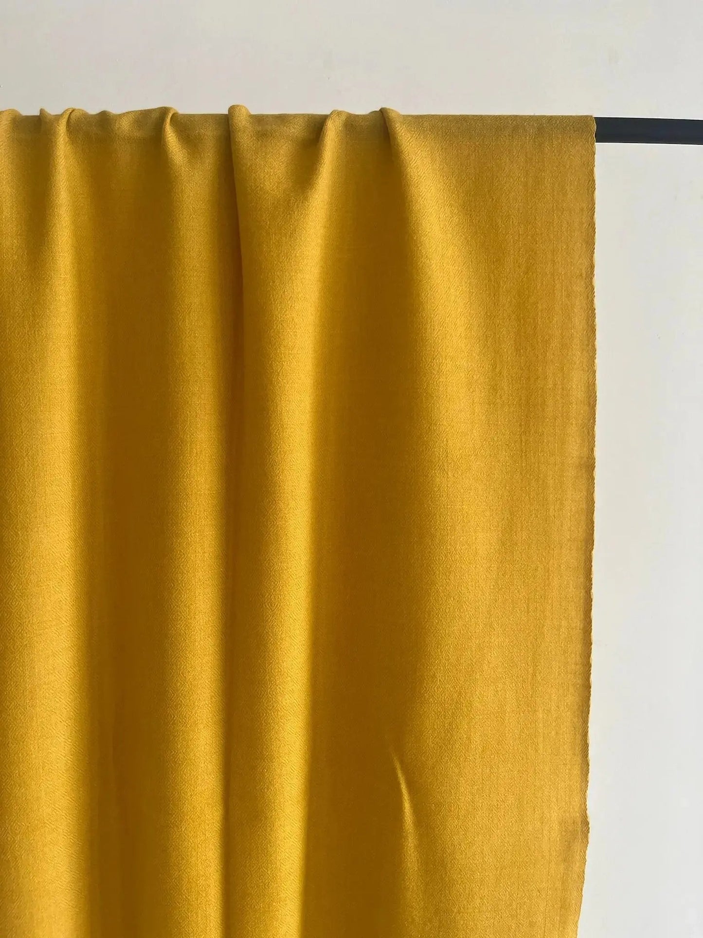 Merino Wool Stole with Border Detail