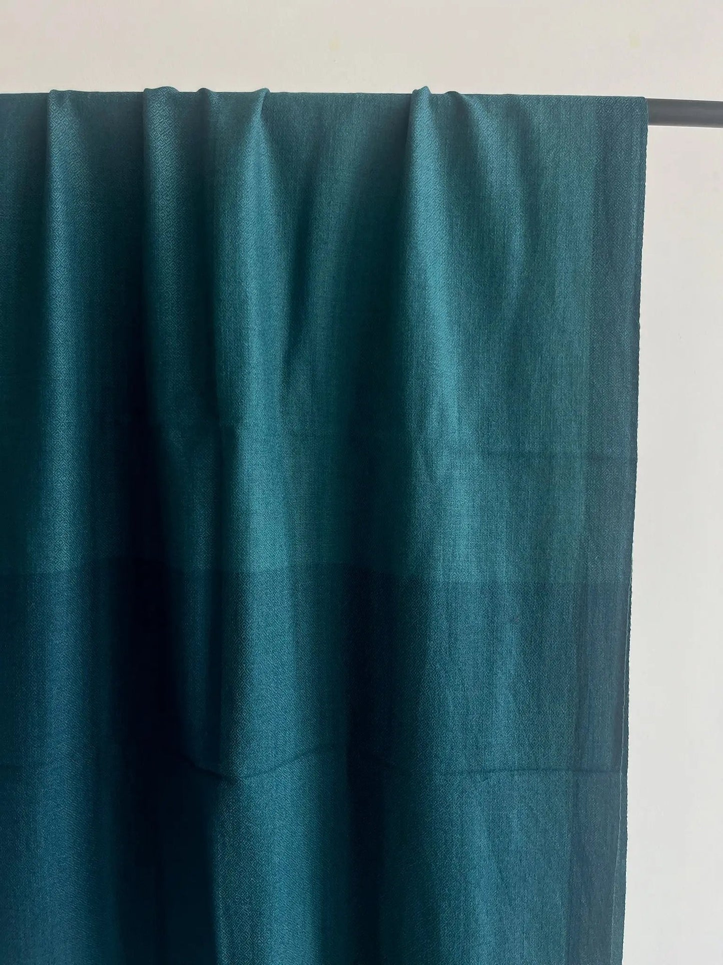 Teal Merino Wool Stole