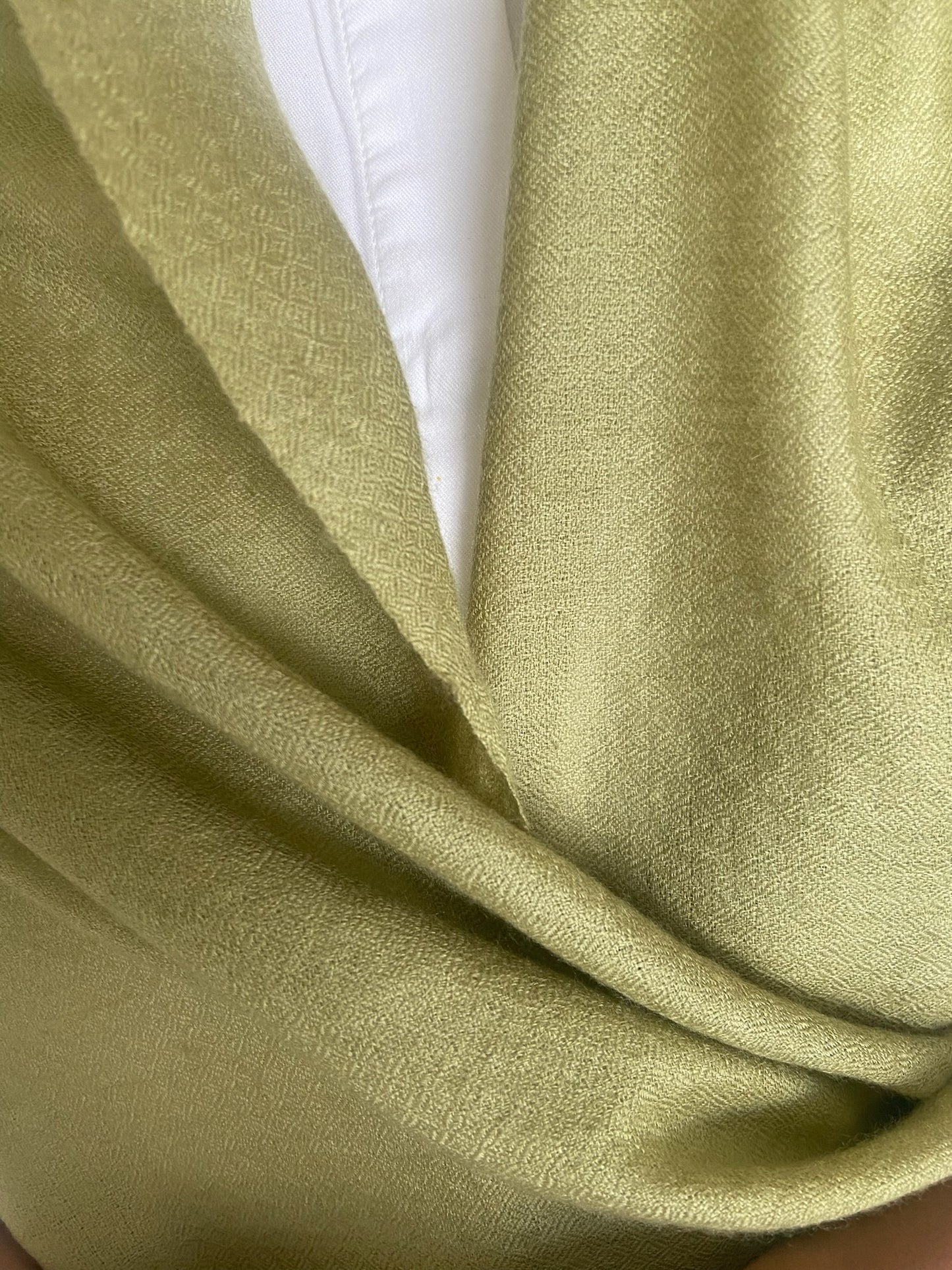 Olive Ombre Cashmere Stole