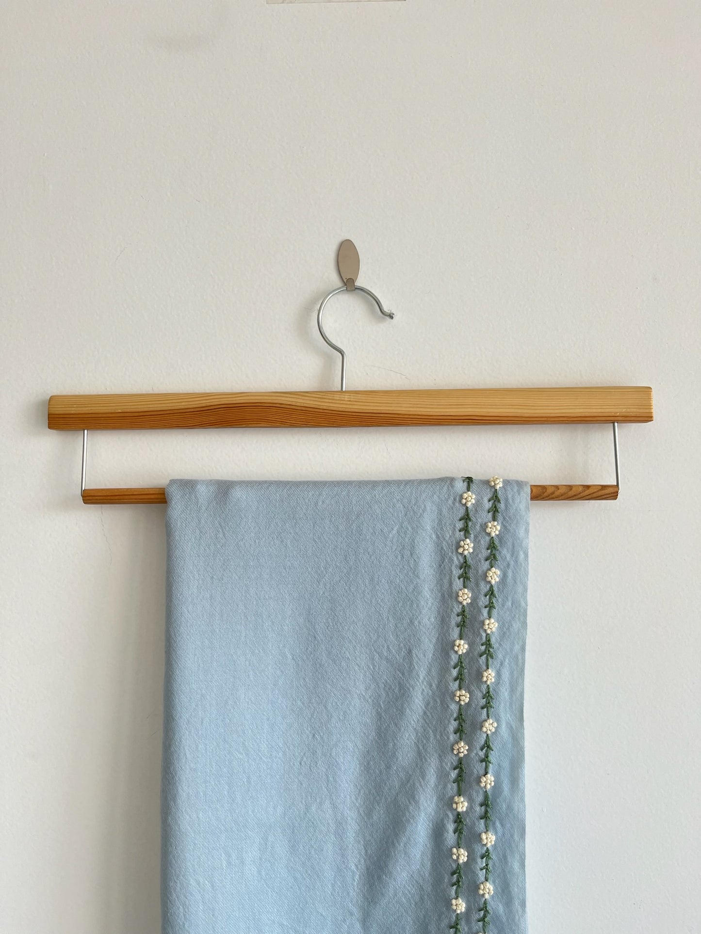 Sky Wool Silk Stole