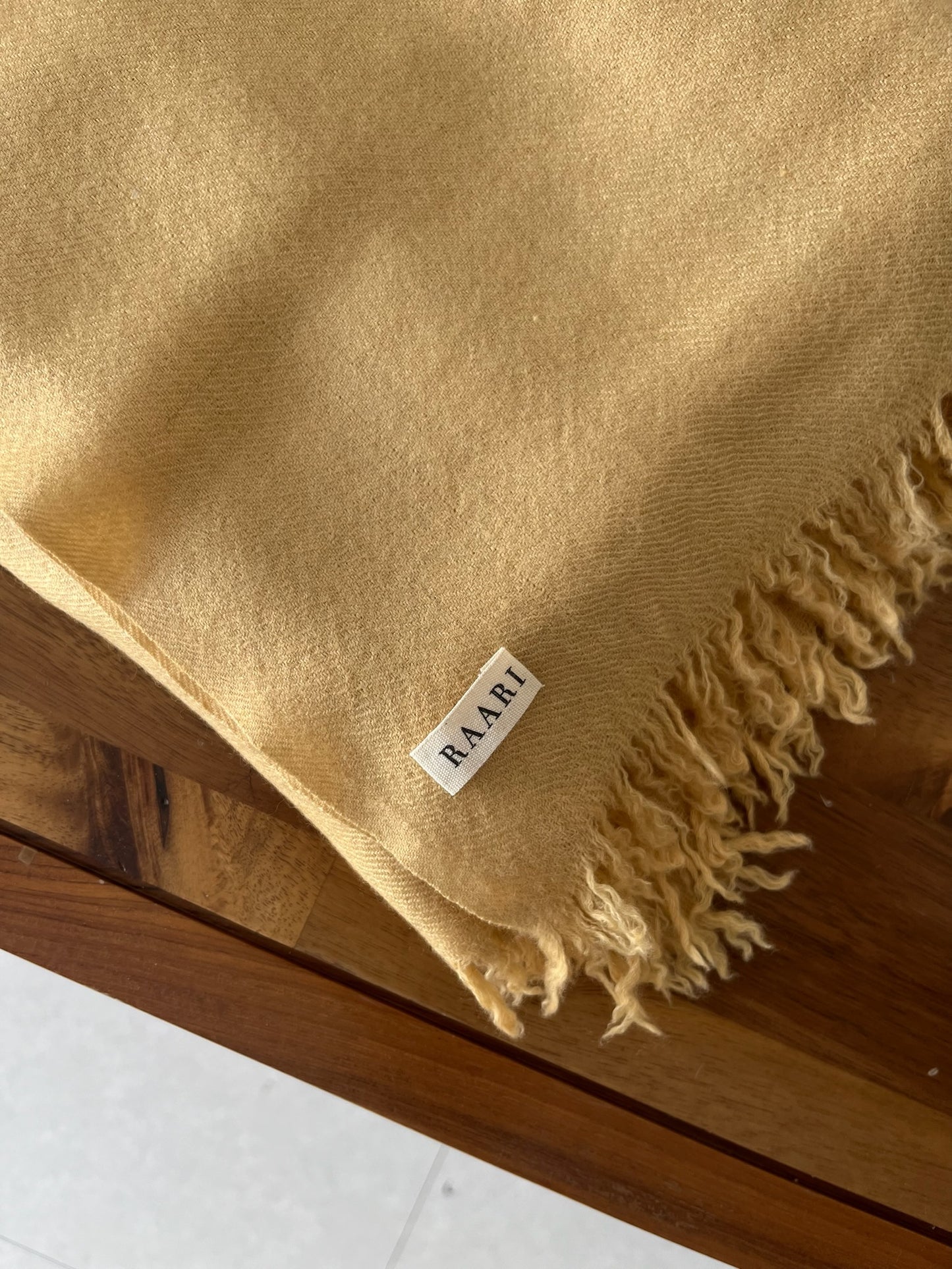 Pashmina Baby Blanket - Yellow