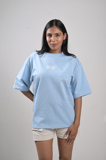 Baller Sky Blue Oversized Tee
