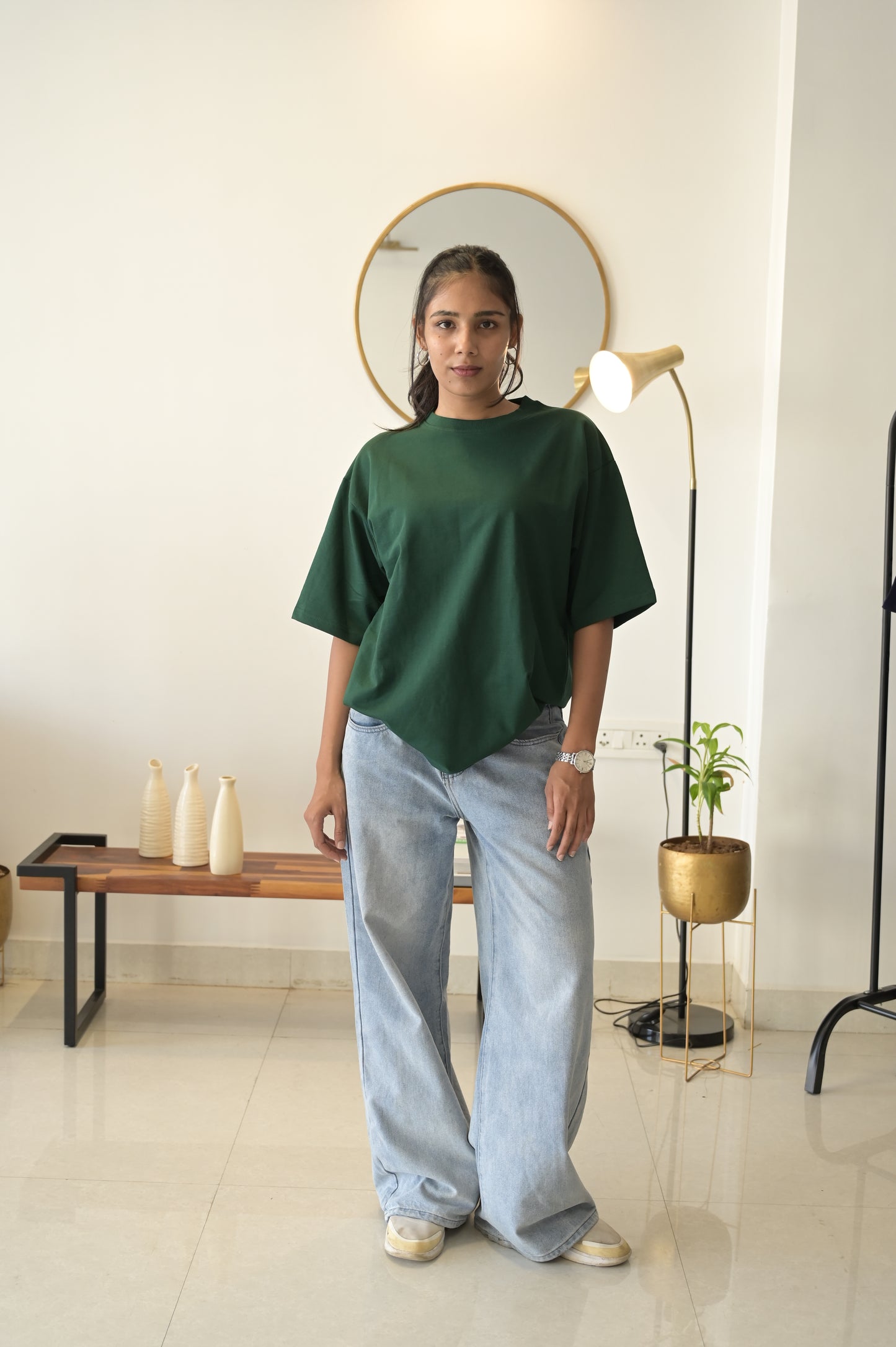 Everyday Oversized T-Shirt – Forest Green