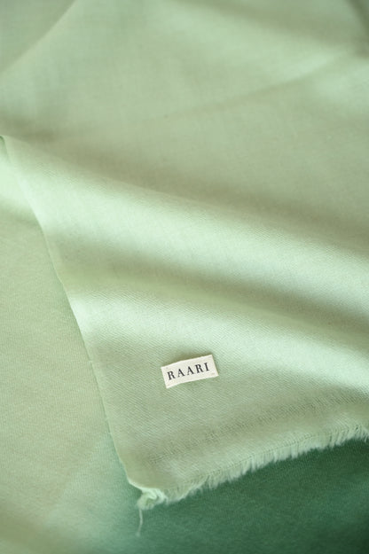 Green Ombre Wool Silk Stole