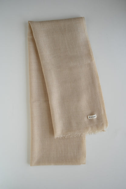 Beige Cashmere Muffler
