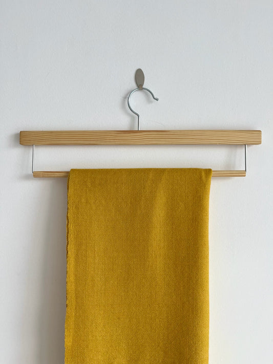 Merino Wool Stole with Border Detail