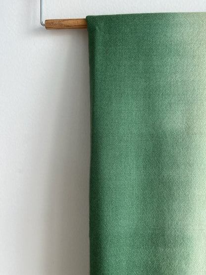 Green Ombre Wool Silk Stole