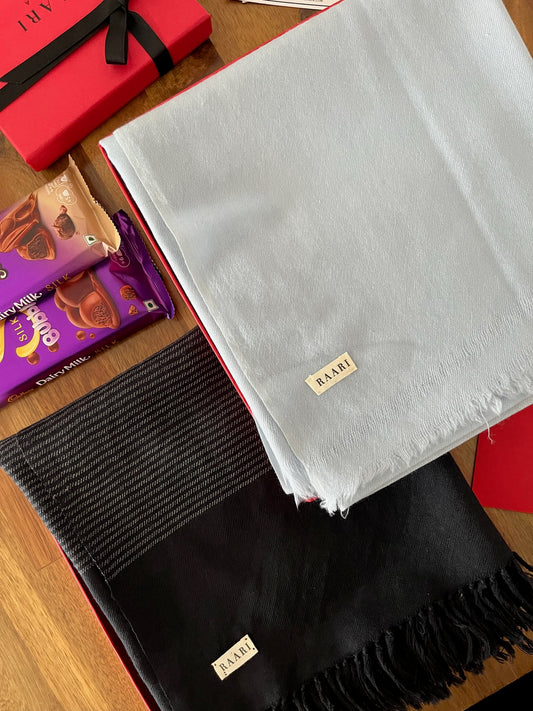 Set of Stoles - Lambswool & Wool Silk