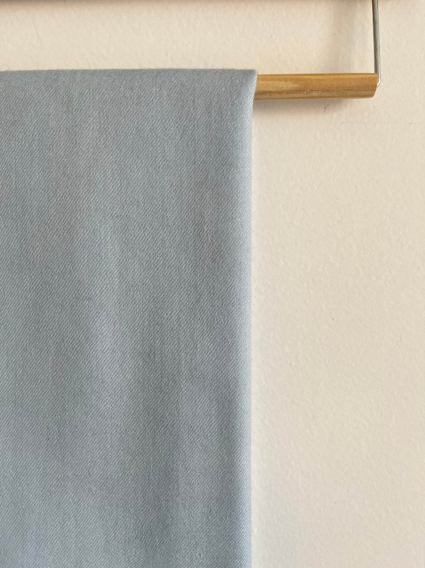 Light Blue Wool Silk Stole