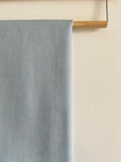 Light Blue Wool Silk Stole