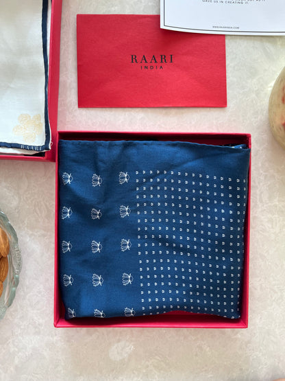 Indigo Gift Set - Set of two Pocket Square