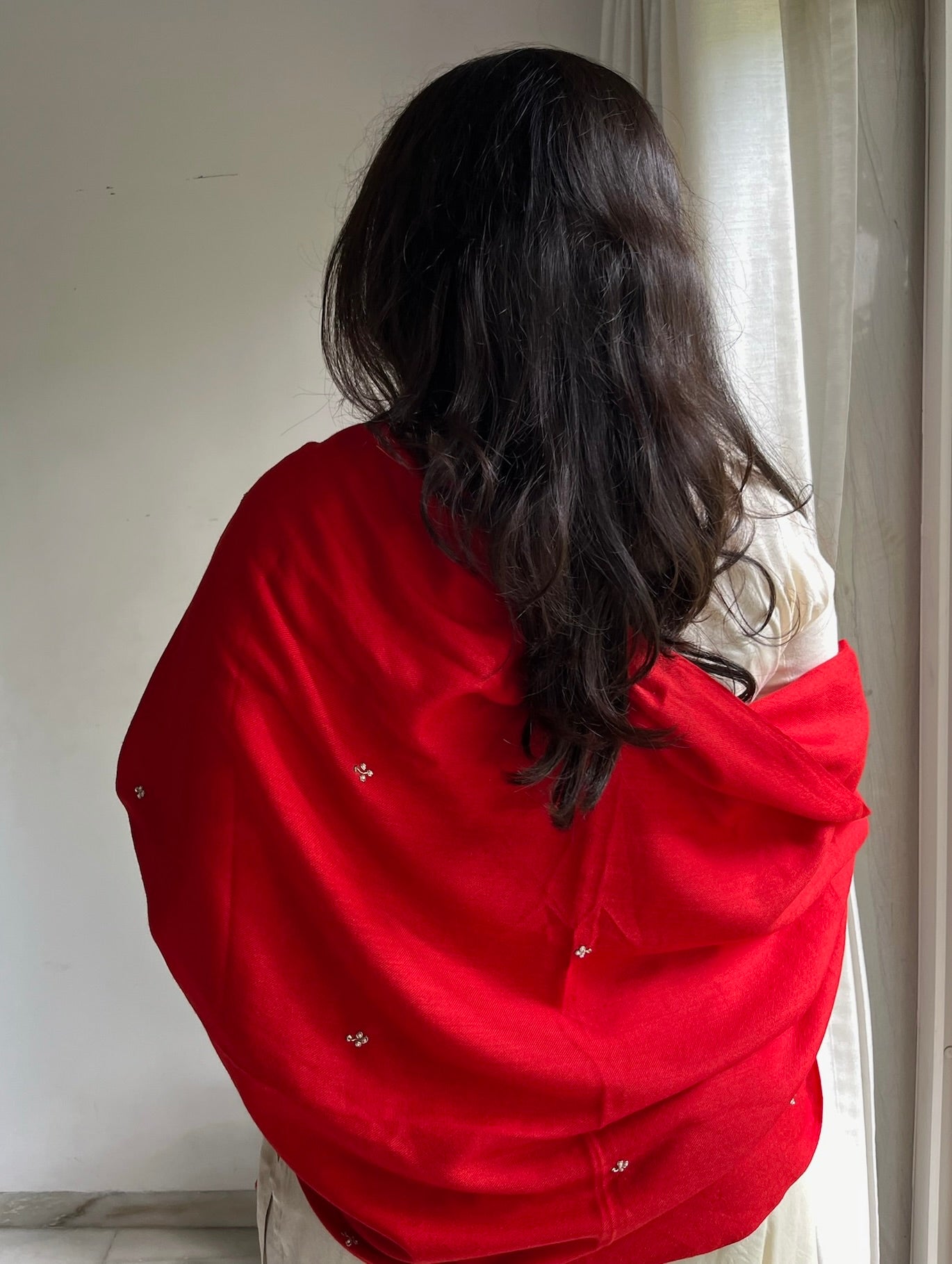 Mahal Wool Silk Stole