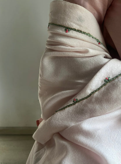Gulab Wool Silk Shawl