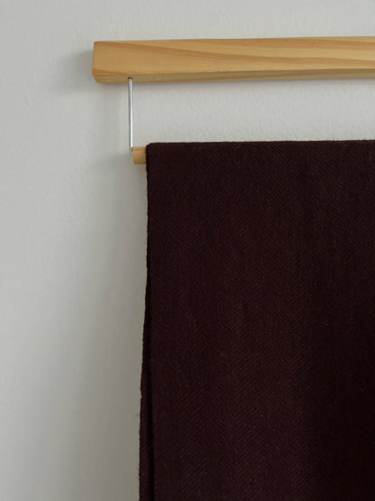 Ladakhi Pashmina Wool Muffler - Brown