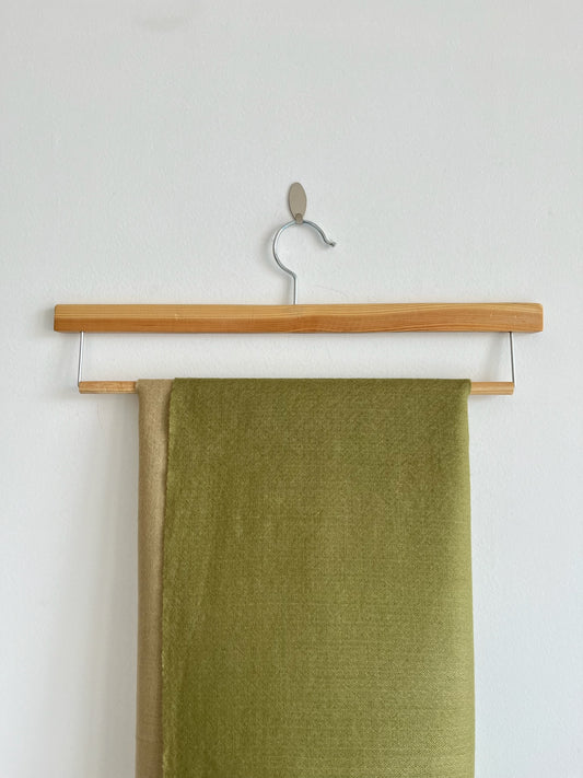 Olive Ombre Cashmere Stole