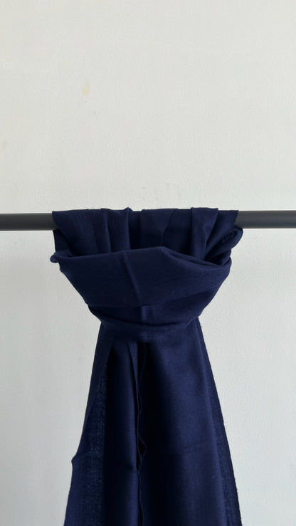 Pashmina Wool Muffler - Royal Blue