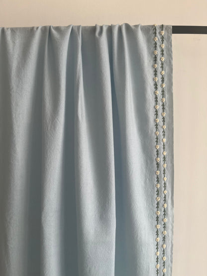 Sky Wool Silk Stole