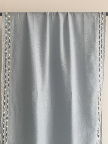 Sky Wool Silk Stole