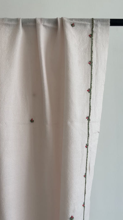 Gulab Wool Silk Shawl